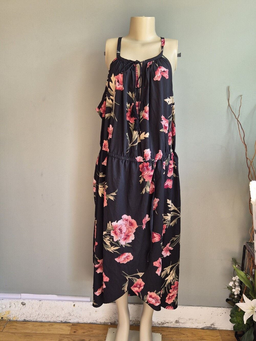 Indulge Floral High Low Dress Size Xl